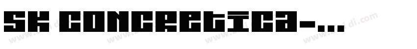 SK Concretica字体转换